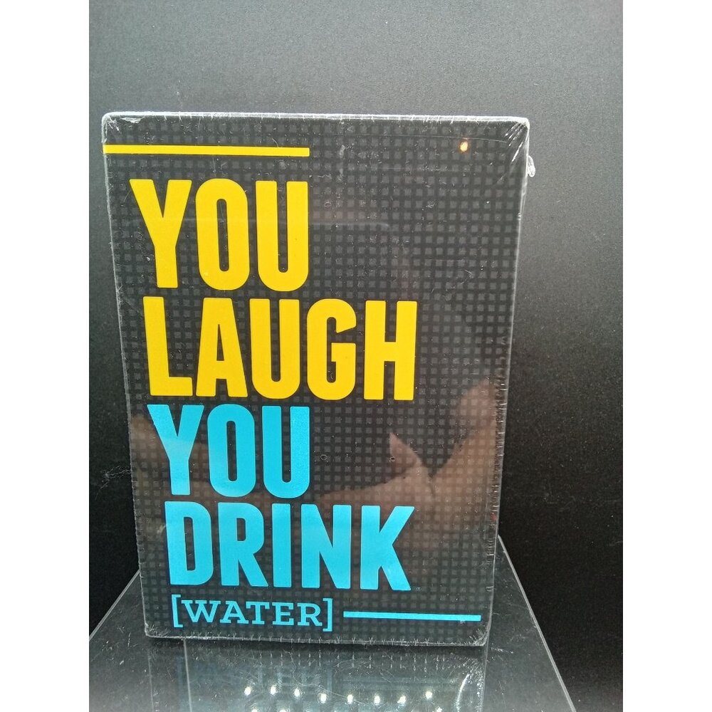 You Laugh You Drink Water Drinking Game By DSS Games 150 Cards Ages 21+ 3+ Playe